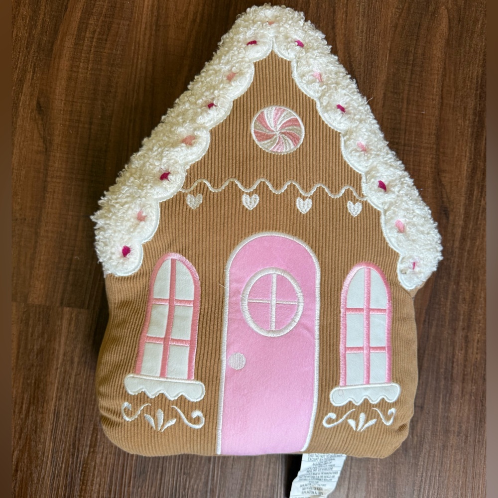 Gingerbread House Pillow